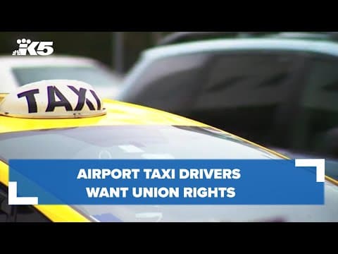 Airport taxi drivers want union rights, public oversight from Port Commission