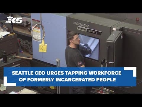 Seattle manufacturing plant gives second chance to those transitioning out of prison