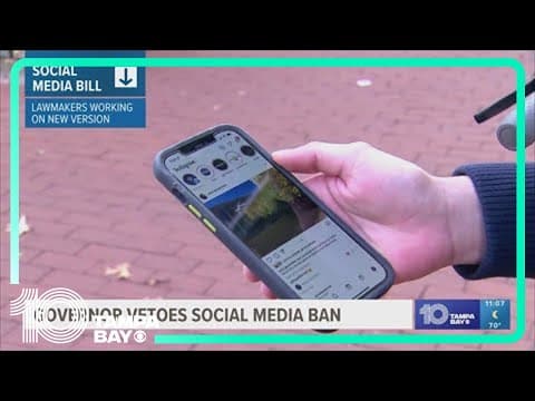 DeSantis vetoes bill banning social media for kids under 16