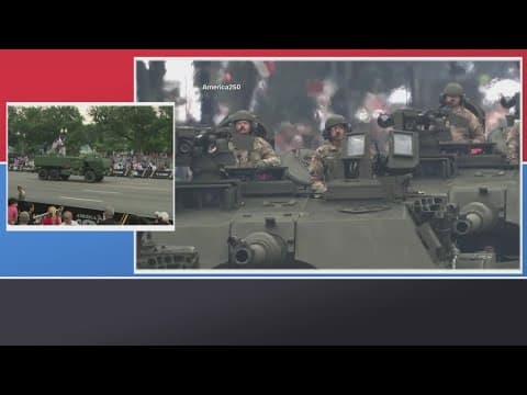 Armored carriers and Bradleys represent modern era military equipment