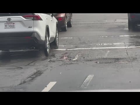 More potholes pop up throughout San Diego amid recent rains