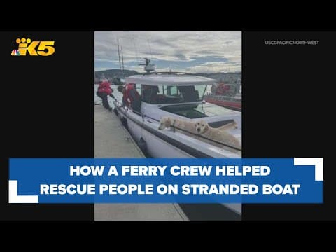 How a state ferry crew helped rescue people as their boat took on water