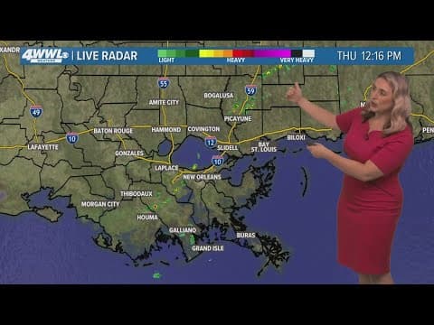 New Orleans Noon Weather: Warm weather continues this weekend with morning fog