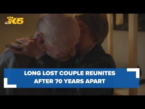 'This is the happiest day of my life': Long lost lovers reunite after 70 years