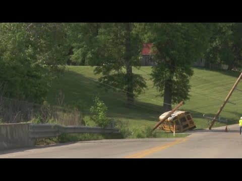 School bus crash injures 4 students and driver in Vigo County