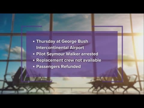 Flight from Houston to Dallas canceled after pilot arrested, police confirm