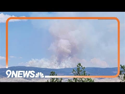 Multiple wildfires burning in Colorado