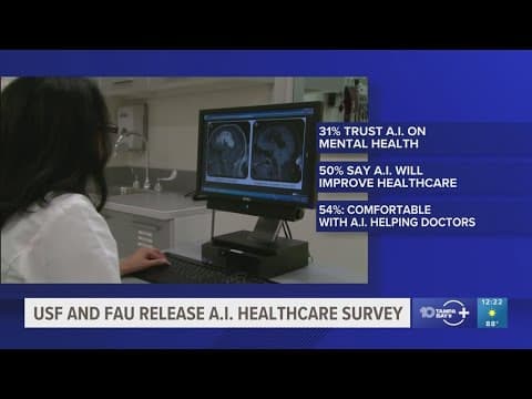 USF, FAU release new study focusing on attitudes toward AI in healthcare
