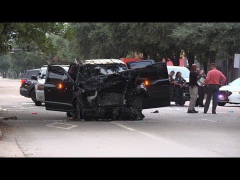 HPD: Suspect runs red lights at high rate of speed before slamming into Lexus, killing two people