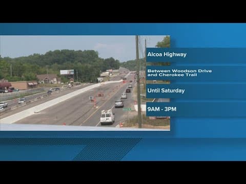 Be prepared for Alcoa Hwy rolling roadblocks, TDOT says
