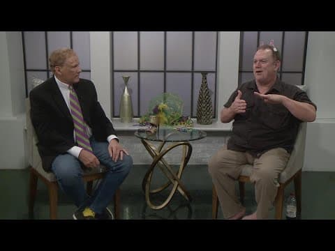 Fred Leblanc of Cowboy Mouth in the WWLTV studio