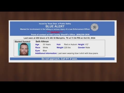 Texas Blue Alert discontinued, but suspect remains on state's most wanted list