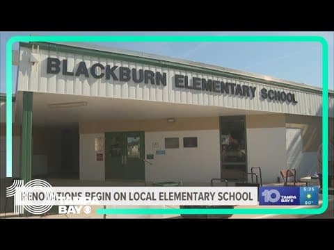 Renovations begin at Blackburn Elementary