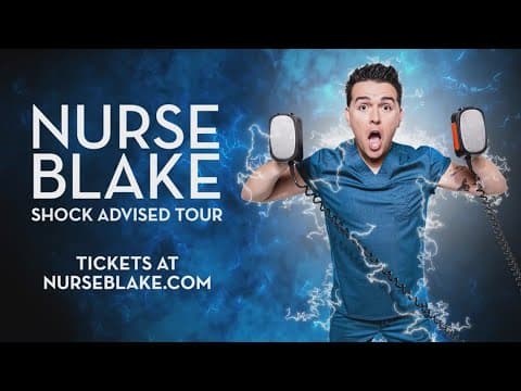 Nurse Blake is headed to DC with the Shock Advised Comedy Tour