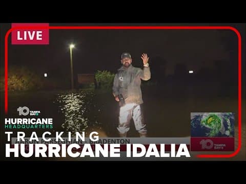 Water begins to rise in Bradenton as winds pick up speed