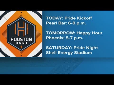 Houston Dash celebrate Pride Month