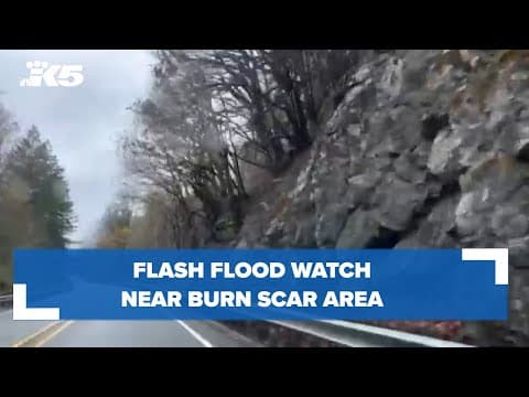 Flash flood watch near burn scar area