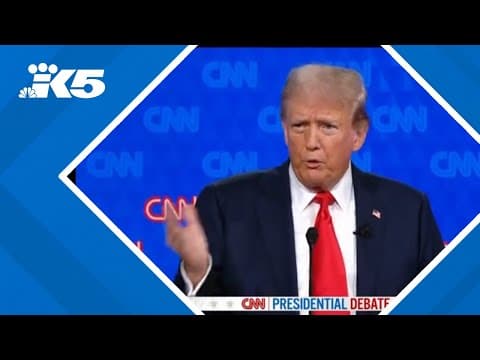 2024 presidential debate: Trump discusses his stance abortion pill access