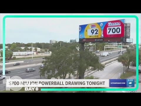 Powerball: $700 million drawing happening Wednesday night