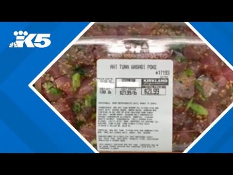 Kirkland Signature ahi tuna wasabi poke recalled