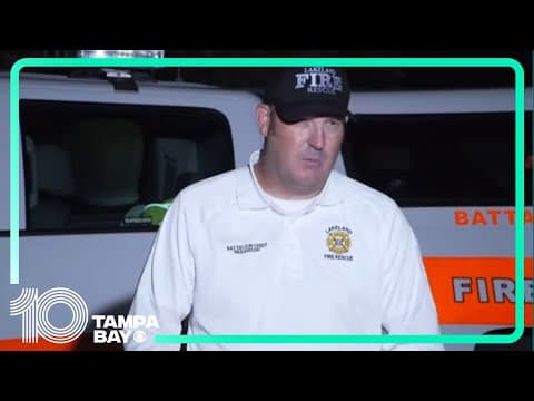 Lakeland fire officials provide update on collision between semi-truck and Amtrak train