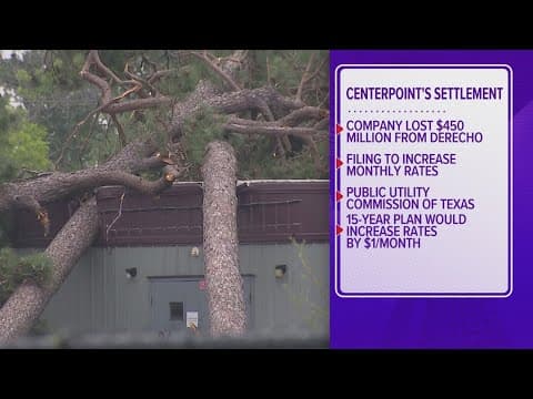CenterPoint files to increase monthly rates in order to recover from Houston derecho storm