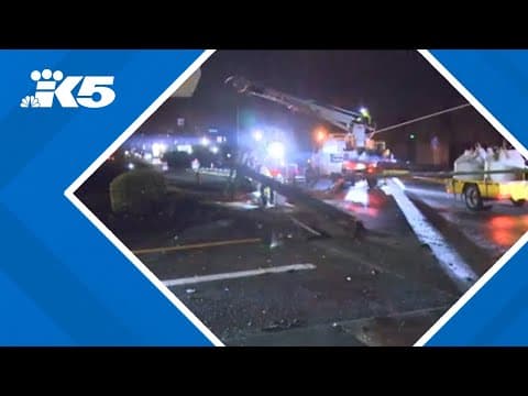Suspected DUI crash causes power outage in Puyallup