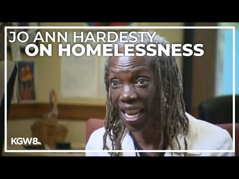 Commissioner Jo Ann Hardesty lays out her thoughts on homelessness in Portland