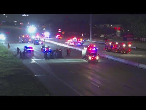 Chase ends in rollover crash on Highway 249, deputies say