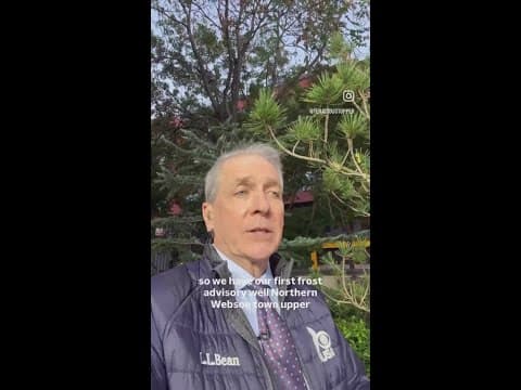 Frost for some tonight