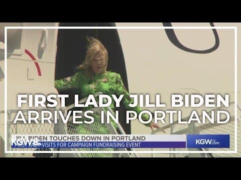 First Lady Jill Biden visits Portland, Oregon