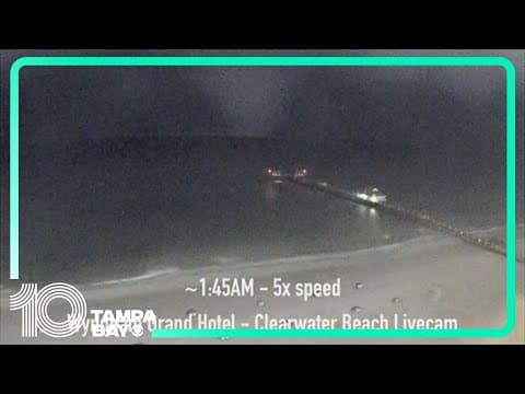 Large waterspout seen near Pier 60 at Clearwater Beach