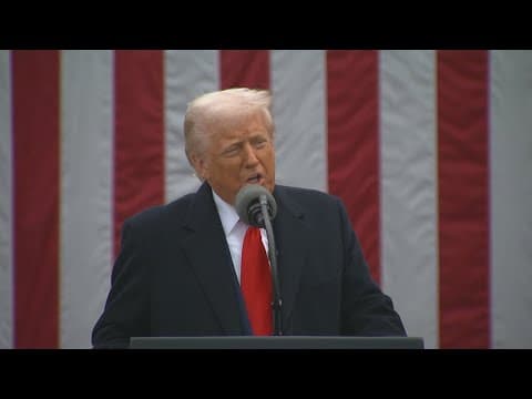 President Trump announces 'reciprocal' tariffs on imports from China, Japan, EU and others