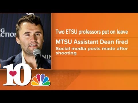 2 ETSU employees on administrative leave after social media posts regarding Kirk shooting