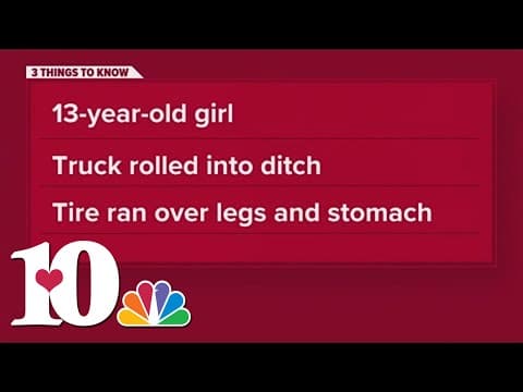 CCSO: 13-year-old taken to hospital after being run over by pickup truck