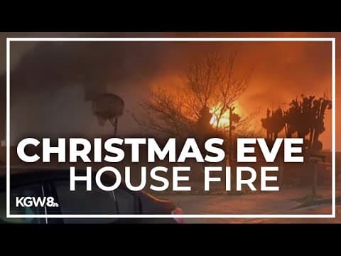 Christmas Eve fire displaces West Linn family