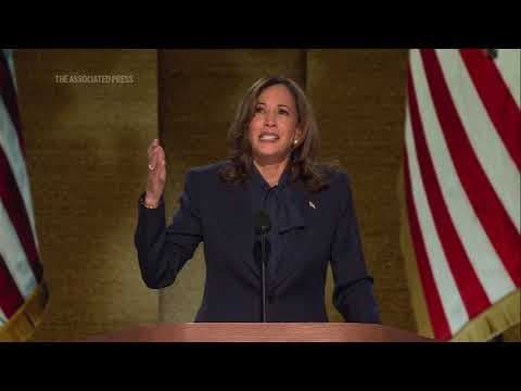 Harris vows to be a 'president for all Americans' in speech accepting Democratic nomination
