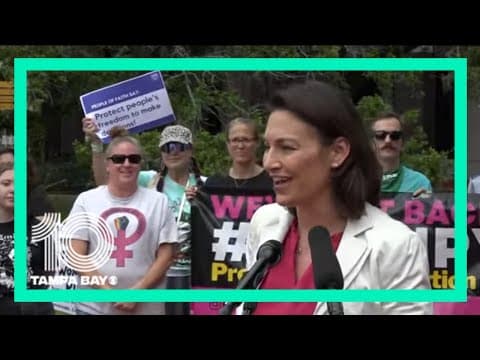 Nikki Fried holds news conference day after being arrested outside Florida State Capitol