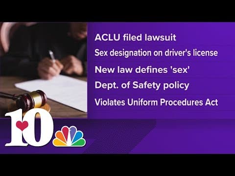 Transgender Tennessee woman sues over state's refusal to change the sex designation on her license