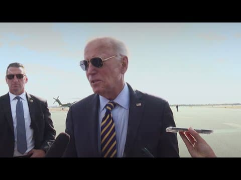 "My hope is this is the end" | Biden responds to Israel's strike against Iran