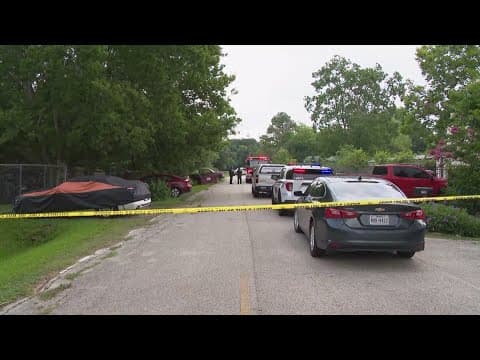 Deputies investigating after man found dead in trailer fire, Harris County sheriff says