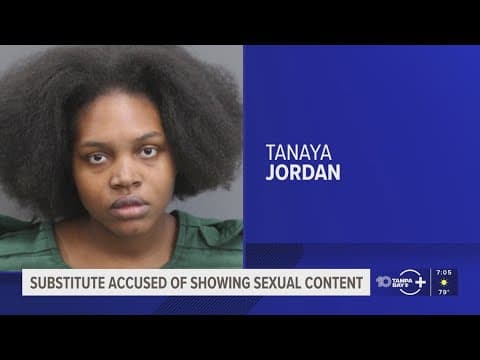 Hillsborough County substitute teacher arrested, accused of showing students sexual content