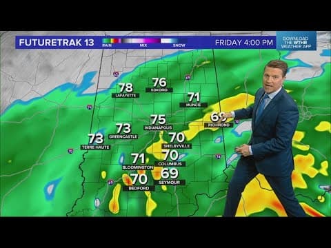Strongest winds from Helene hitting Indiana | Weather Impact Alert