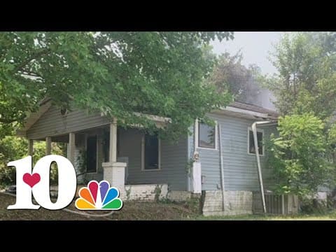 Abandoned house fire on Dayton Street