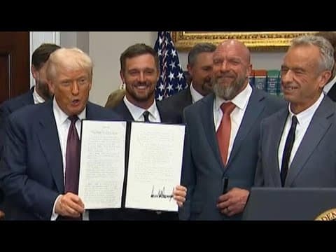 President Trump, athletes announce revival of the Presidential Fitness Test