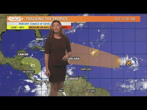 Tuesday Noon Tropical Update: One spot in Atlantic could develop