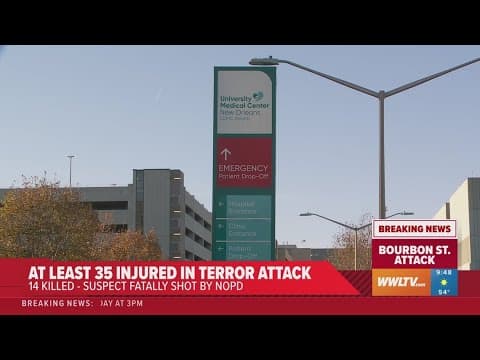 A look at how hospitals are saving the victims of a Bourbon Street attack