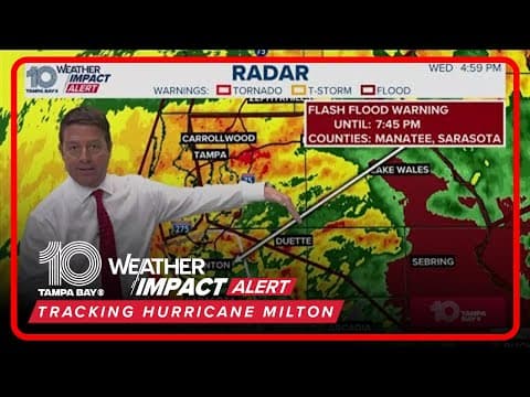 Tracking Milton: Latest updates, advisory, information on storm path as landfall approaches (6PM adv