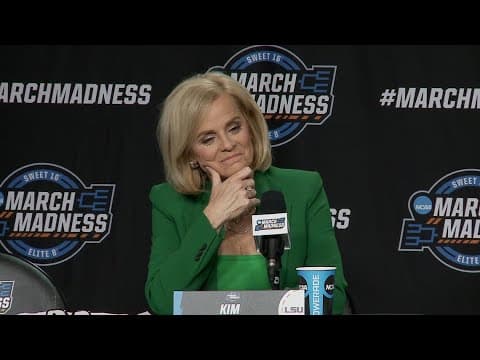 Kim Mulkey press conference after LSU loss to Iowa