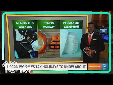 Upcoming sales tax holiday to know